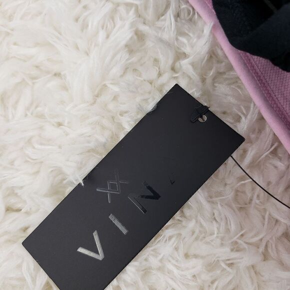 Vina SMALL  Black Pack of 2, racerback , front zipper Bralette Sexy Bra - Picture 5 of 6